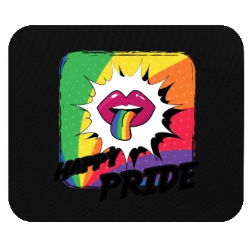 Discover Rainbow Connection Embrace ,Happy Pride Mouse Pads