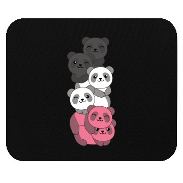 Discover Femaric Flag Pride Lgbtq Cute Panda Mouse Pads