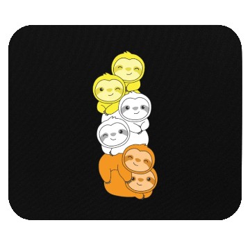 Discover Maverique Flag Pride Lgbtq Cute Sloth Mouse Pads