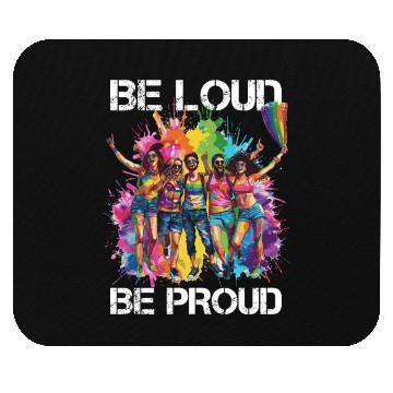Discover Rainbow Connection Embrace ,Happy Pride Mouse Pads