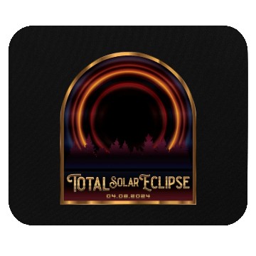 Discover Total Solar Eclipse 2024 - Astronomy Mouse Pads