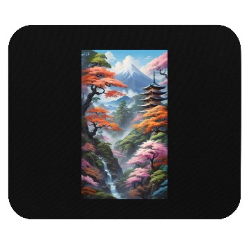 Discover Japanese mountain Mouse Pads