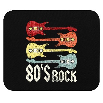 Discover 80s Rock Band Guitar Cassette Tape 1980s Mouse Pads