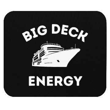Discover Cruise Ship Big Deck energy Mouse Pads