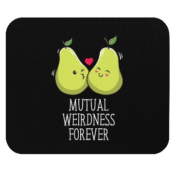 Discover Mutual Weirdness Forever Wedding Nerd Bride and Gr Mouse Pads