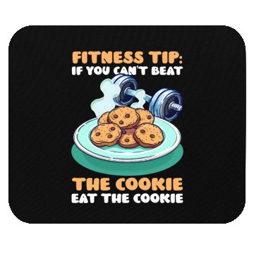 Discover Cookie Lover Can't Beat Cookie, Eat the Cookie Mouse Pads