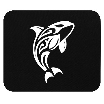 Discover Jumping Orca T Tattoo Style Mouse Pads