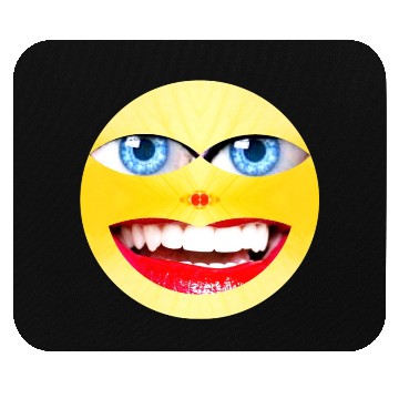 Discover Smile Face Have a Nice Day Promote Happiness Joy Mouse Pads