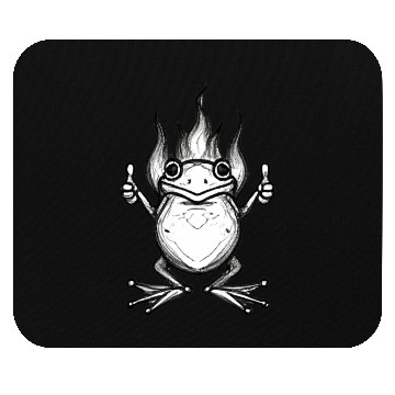 Discover THE FUNNY frog Mouse Pads