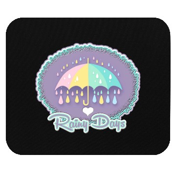 Discover Novelty Rainy Days Mouse Pads