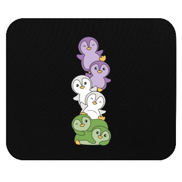 Discover Genderqueer Flag Pride Lgbtq Cute Penguin Mouse Pads