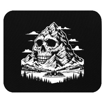 Discover Hiking Hike Skull Nature Mouse Pads
