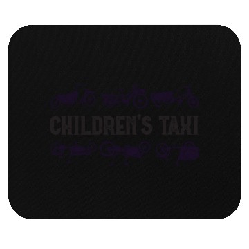 Discover Childrens Taxi Cargo Bicycle Cargobike Mouse Pads