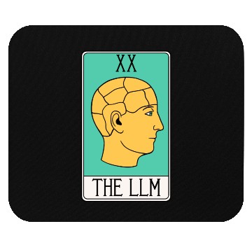 Discover LLM Tarot Card - LLMs - Large Language Model - AI Mouse Pads