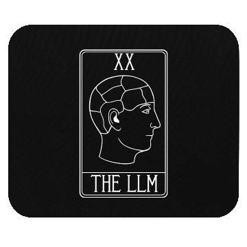 Discover LLM Tarot Card - LLMs - Large Language Model - AI Mouse Pads
