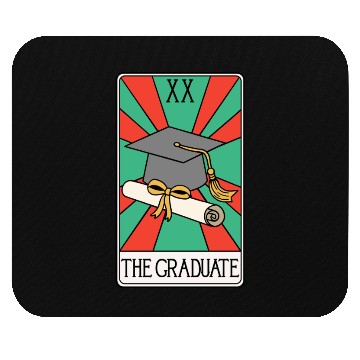 Discover The Graduate - Funny Tarot Card Mouse Pads
