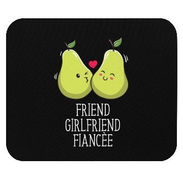 Discover Friend Girlfriend Fiancee Wife Fiance Wedding Mouse Pads