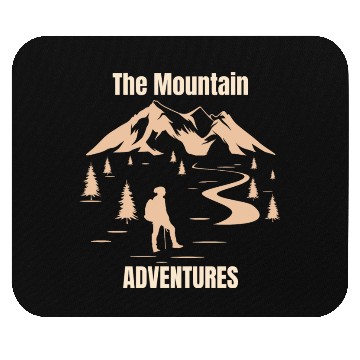 Discover The Mountain Adventures Mouse Pads