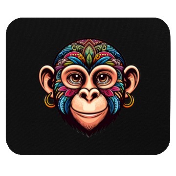 Discover Cute Monkey Face Mouse Pads