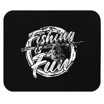 Discover Fishing is fun - Hobby Mouse Pads