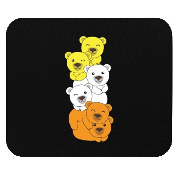 Discover Maverique Flag Pride Lgbtq Cute Bear Mouse Pads