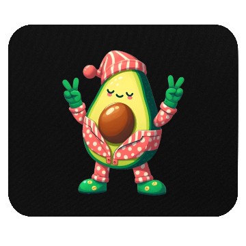 Discover Avocado in Pajamas Mouse Pads