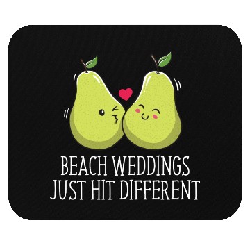 Discover Beach Weddings Just Hit Different Wedding Party Mouse Pads