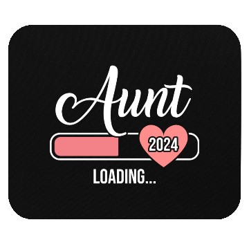 Discover Aunt 2024 loading bar for soon to be auntie Mouse Pads