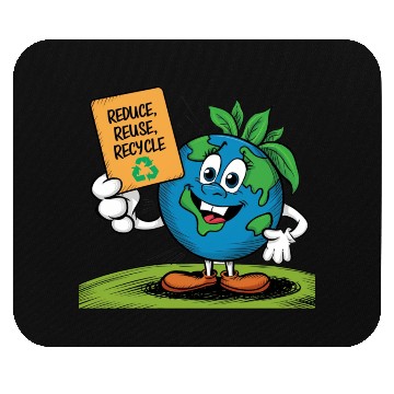Discover Reduce, Reuse, Recycle Earth day - April 22 Mouse Pads