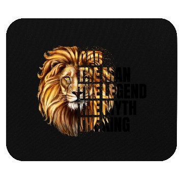 Discover Dad The Man the Legend Lion Mouse Pads