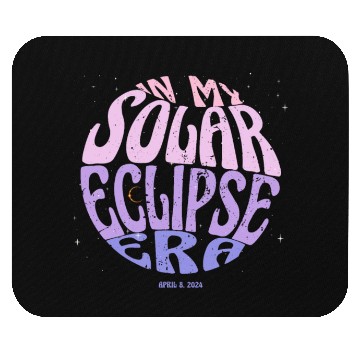 Discover In My Solar Eclipse Era Groovy April 8th 2024 Mouse Pads