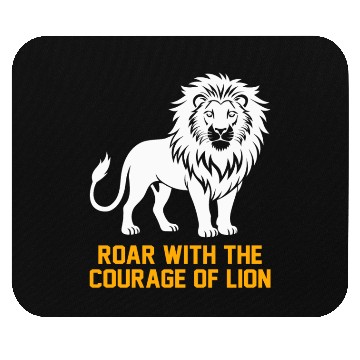 Discover Alpha Roar Nature Lover Animal King Lion Mouse Pads