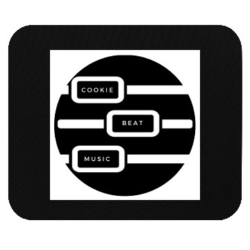 Discover Cookie Beat Circle Logo Mouse Pads