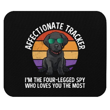 Discover Labrador Lover AFFECTIONATE TRACKER Labrador Mouse Pads