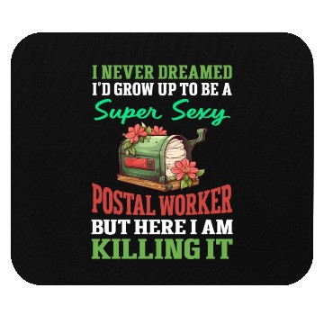 Discover Postal Worker Mouse Pads