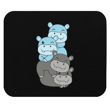 Discover Car Flag Pride Lgbtq Cute Hippo Mouse Pads