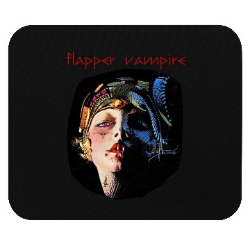 Discover Flapper Vampire, Art Deco, Vintage Horror Series Mouse Pads