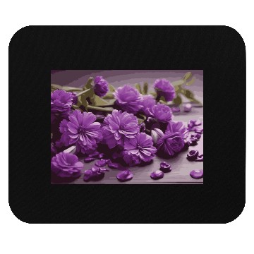 Discover Purple Petals Mouse Pads
