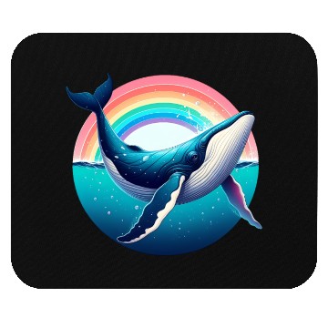 Discover Vintage Whale Mouse Pads