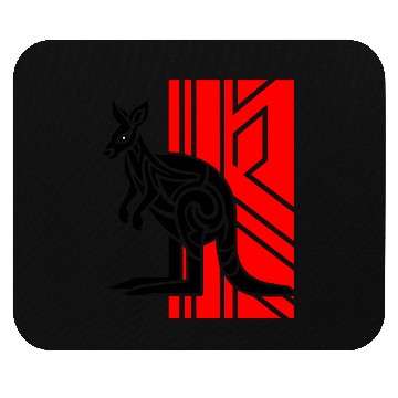 Discover Kangaroo Vector Design 3 Colors Mouse Pads