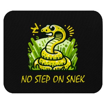 Discover No step on snek Mouse Pads