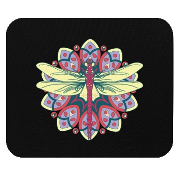 Discover Colorful Dragonfly Nature Insects Mouse Pads