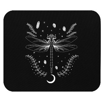 Discover Magical Dragonflies Nature Gothic Mouse Pads