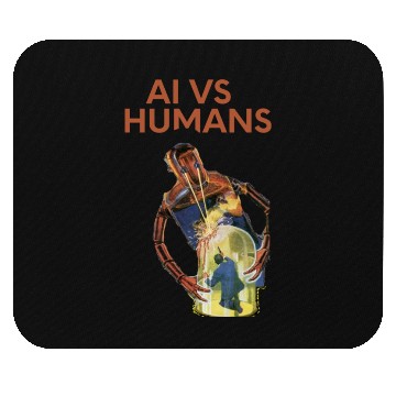 Discover AI Versus Human, Artificial Intelligence Mouse Pads
