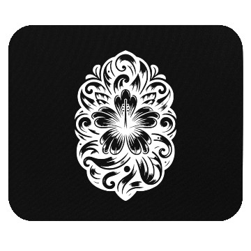 Discover Tattoo Hibiscus Tropical Flower Mouse Pads