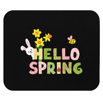 Discover hello spring Mouse Pads