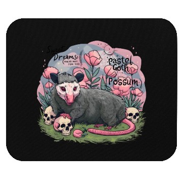 Discover sweet dreams goth possum Street Cats Squad Mouse Pads