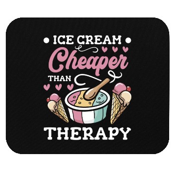 Discover Ice Sweet Dessert Ice Cream Cone Mouse Pads