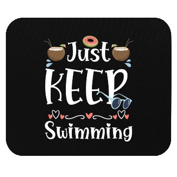 Discover Pool Summer Friends Mouse Pads
