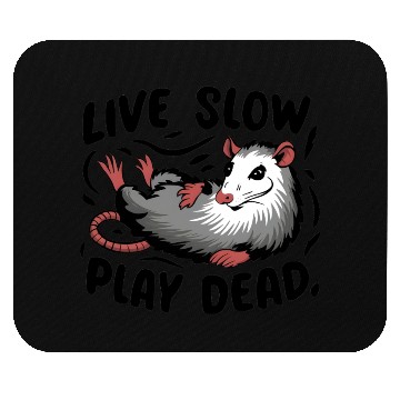 Discover Funny Possum Live slow play dead Street Cat Mouse Pads